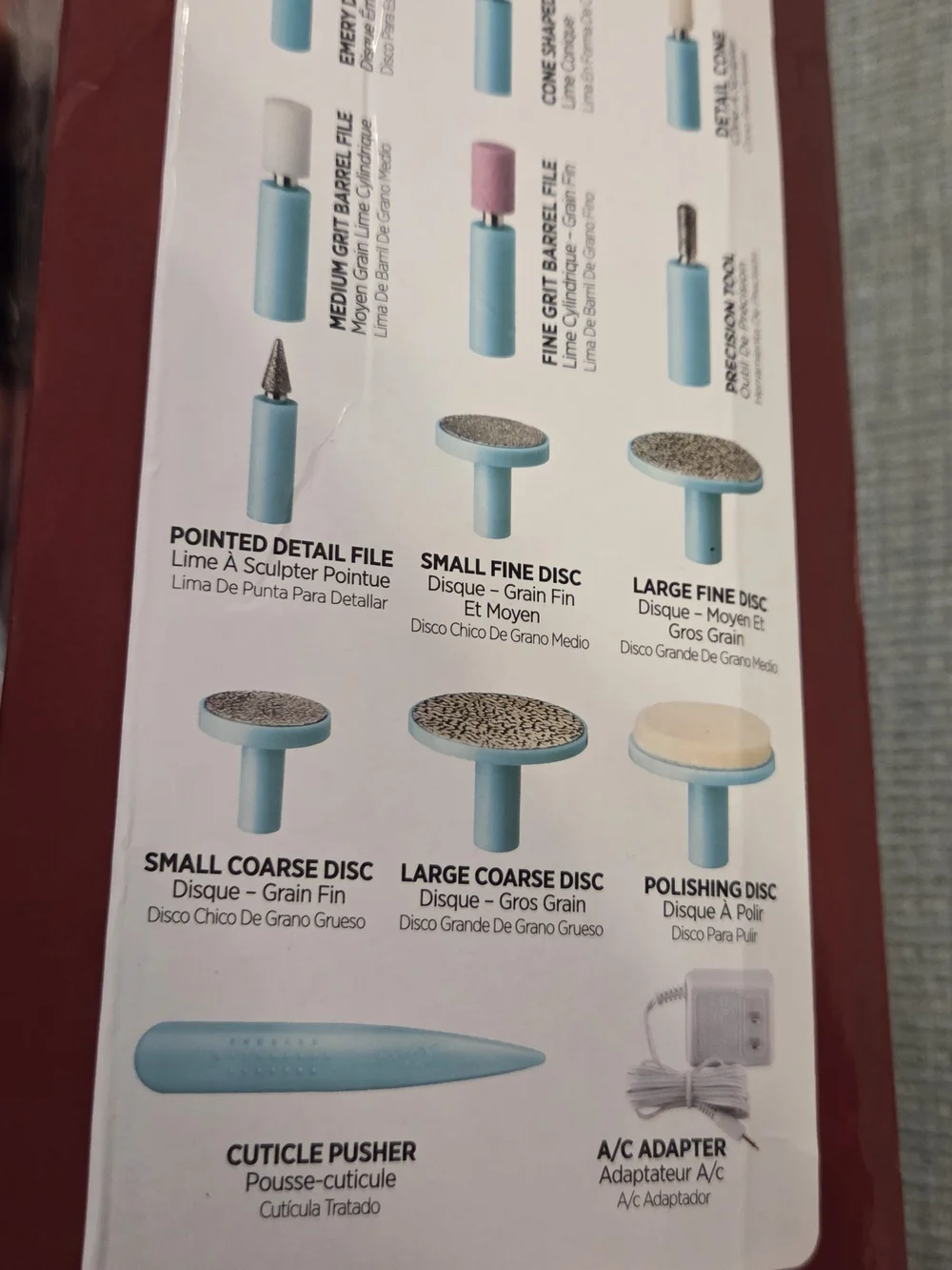 Kiss Power File X Nail Dryer Kit — White & Aqua